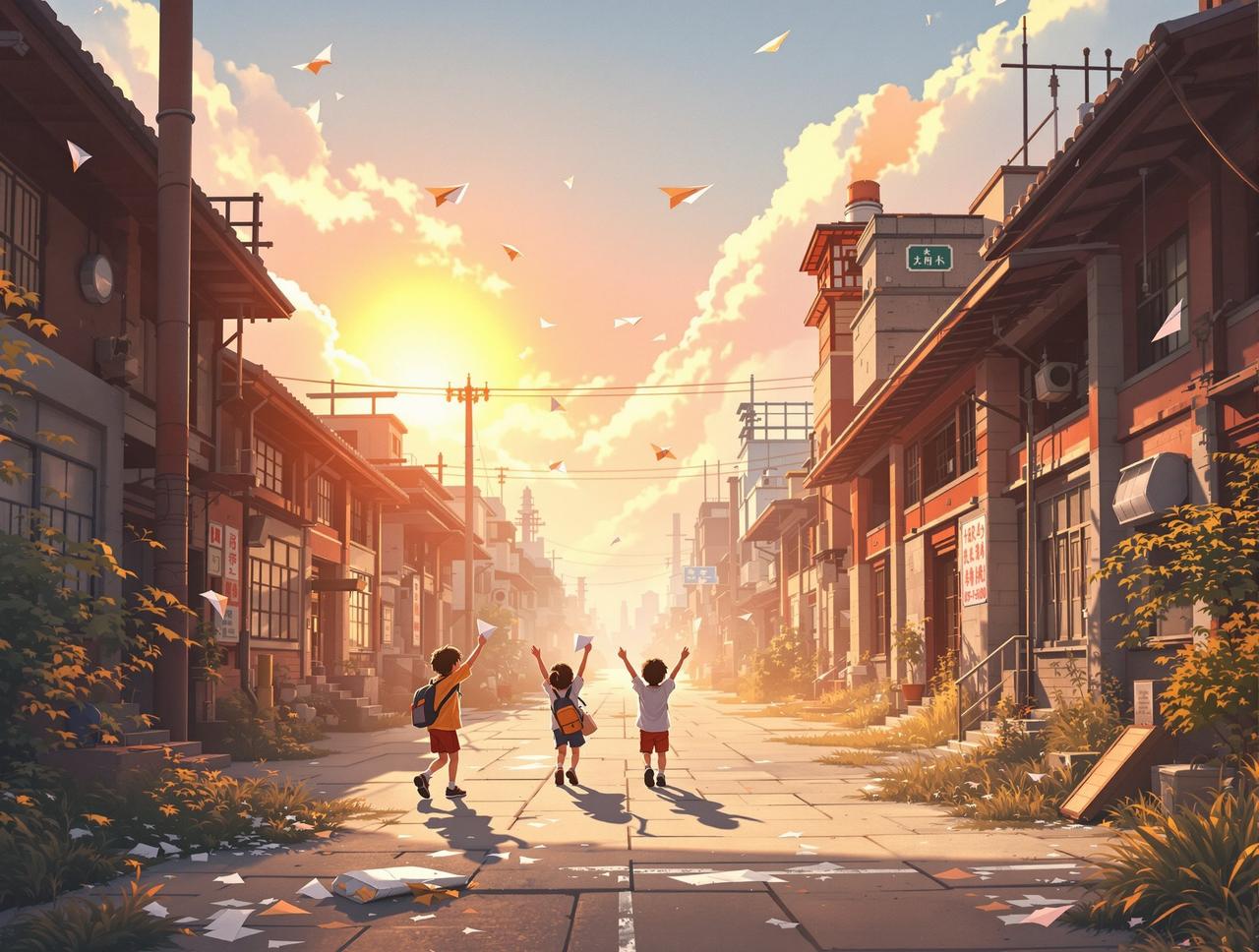 西红柿短剧作品《纸飞机》- 年代记忆题材短剧
