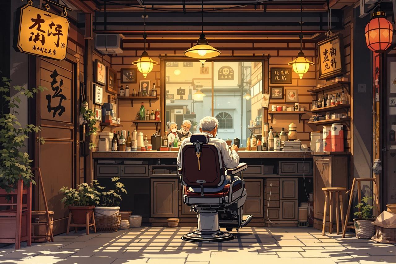 西红柿短剧最新作品《老街理发店》- 人间烟火题材